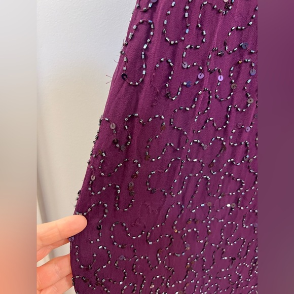 16. Patra Beaded Kimono Sleeve Gown - Picture 4 of 15